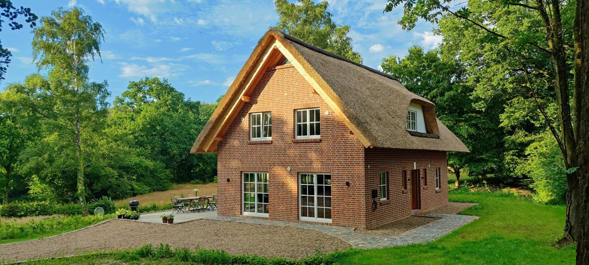 Reetdachhaus In Der Bremer Schweiz Dış mekan fotoğraf