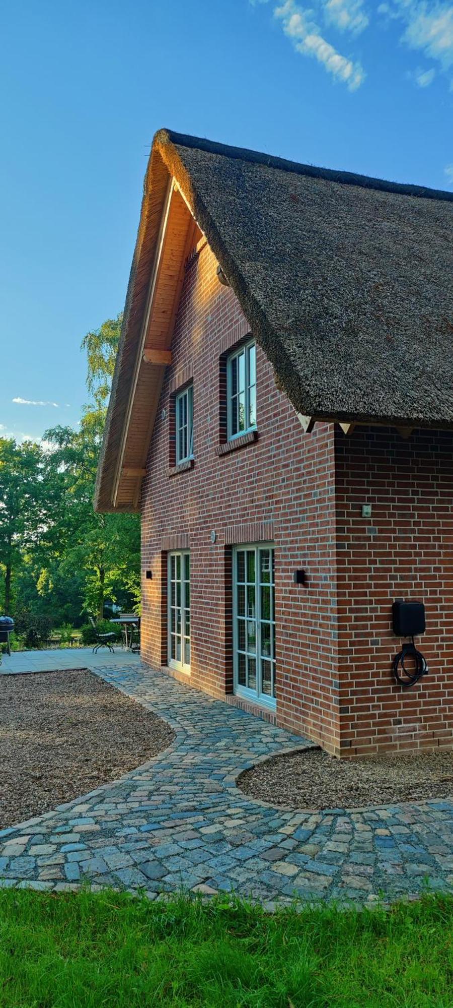 Reetdachhaus In Der Bremer Schweiz Dış mekan fotoğraf